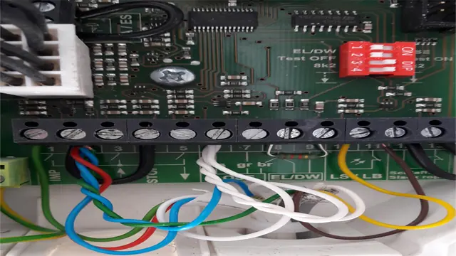Otomatik kapı kontrol kartı ve bağlantı kabloları